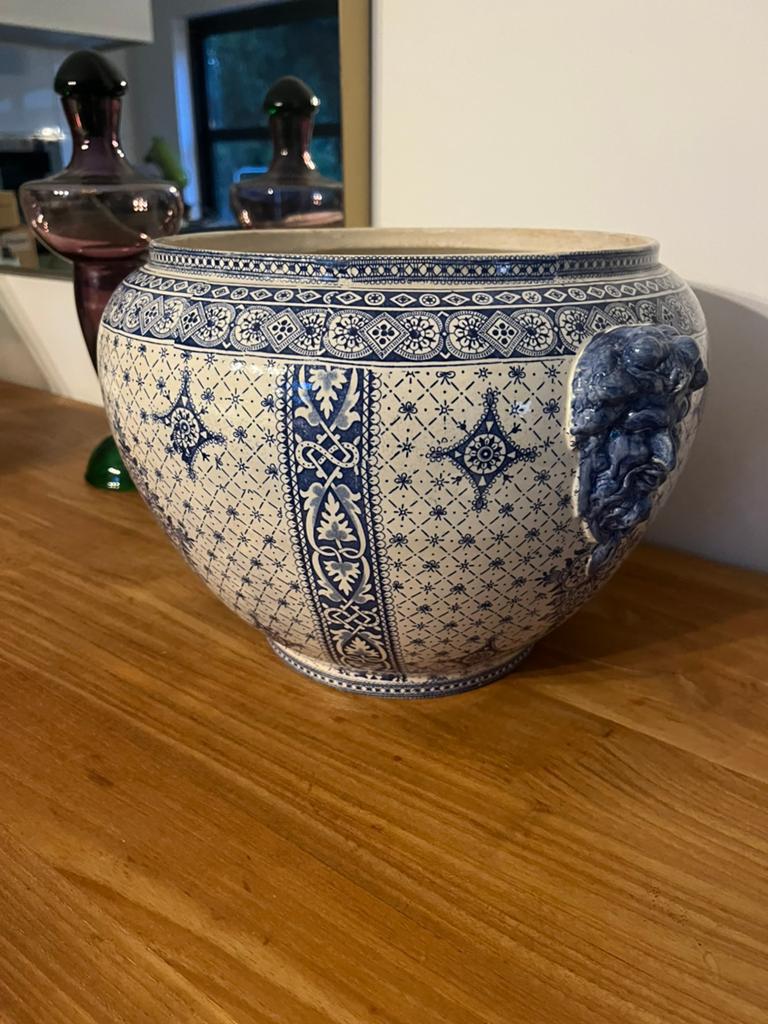 Cache pot boch keramis BRUGES, Antiquités & Art, Enlèvement ou Envoi