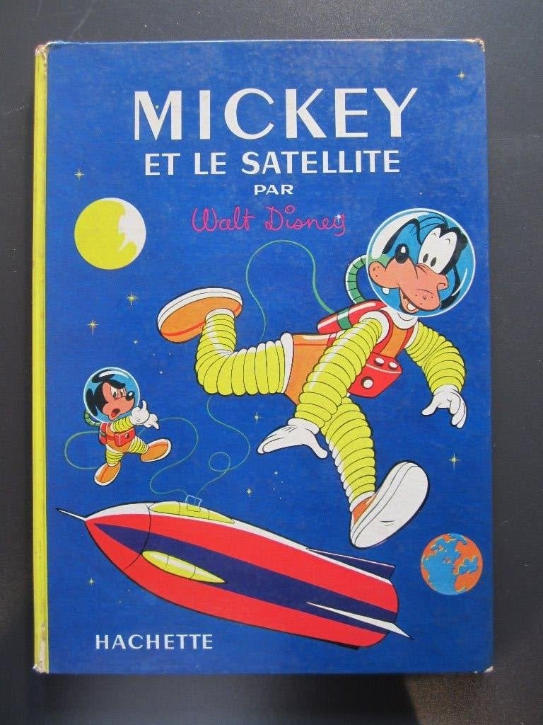 Mickey et le Satellite par Walt Disney Hachette 1960, Livres, Enlèvement ou Envoi, Utilisé, WALT DISNEY, Une BD