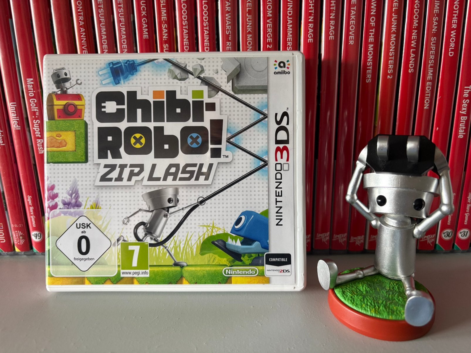 Chibi Robo Zip Lash (3DS) + Amiibo, Ophalen of Verzenden, Zo goed als nieuw