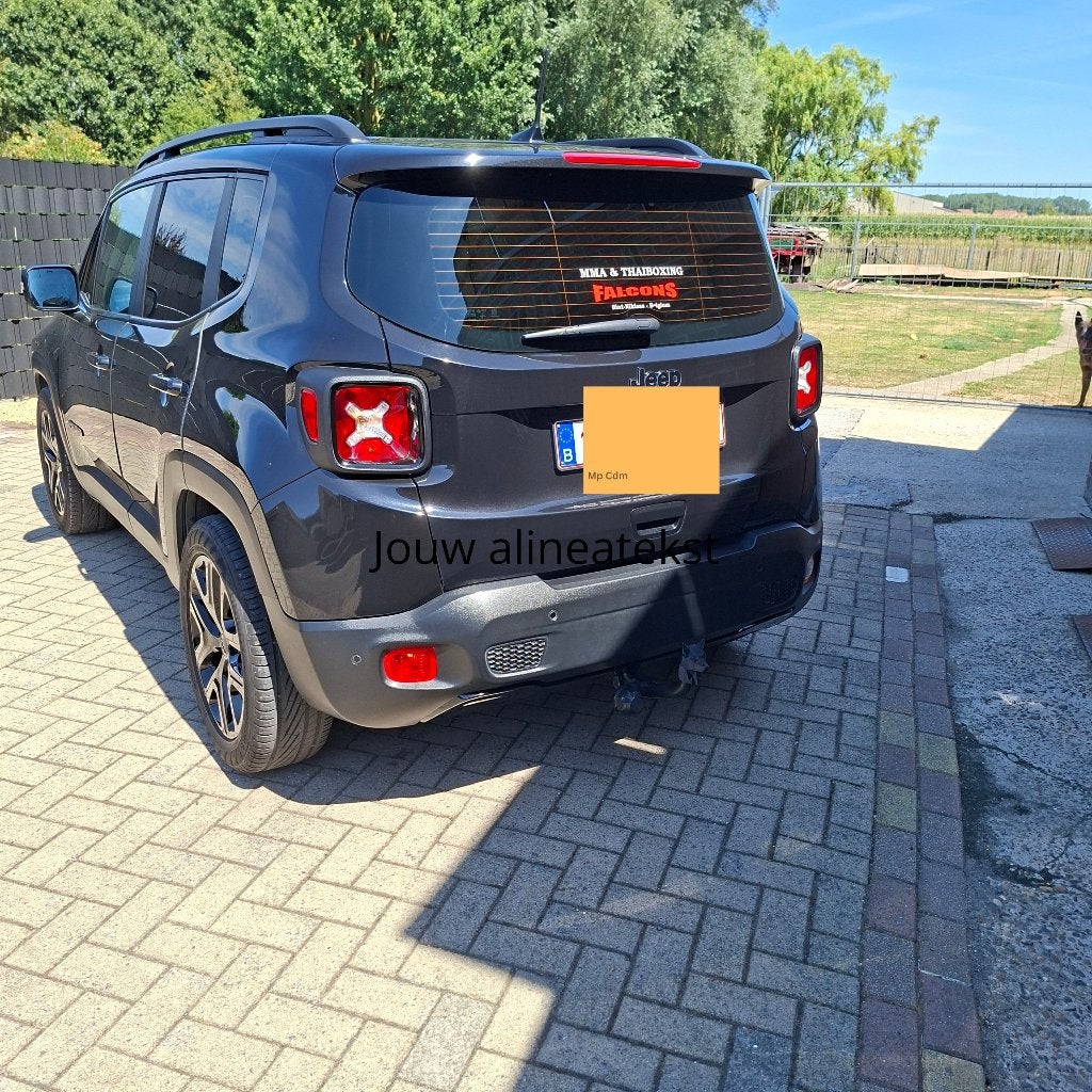 Jeep Renegade 1.3 downtown black star / automaat, Autos, 1332 cm³, Achat, Euro 6, Noir