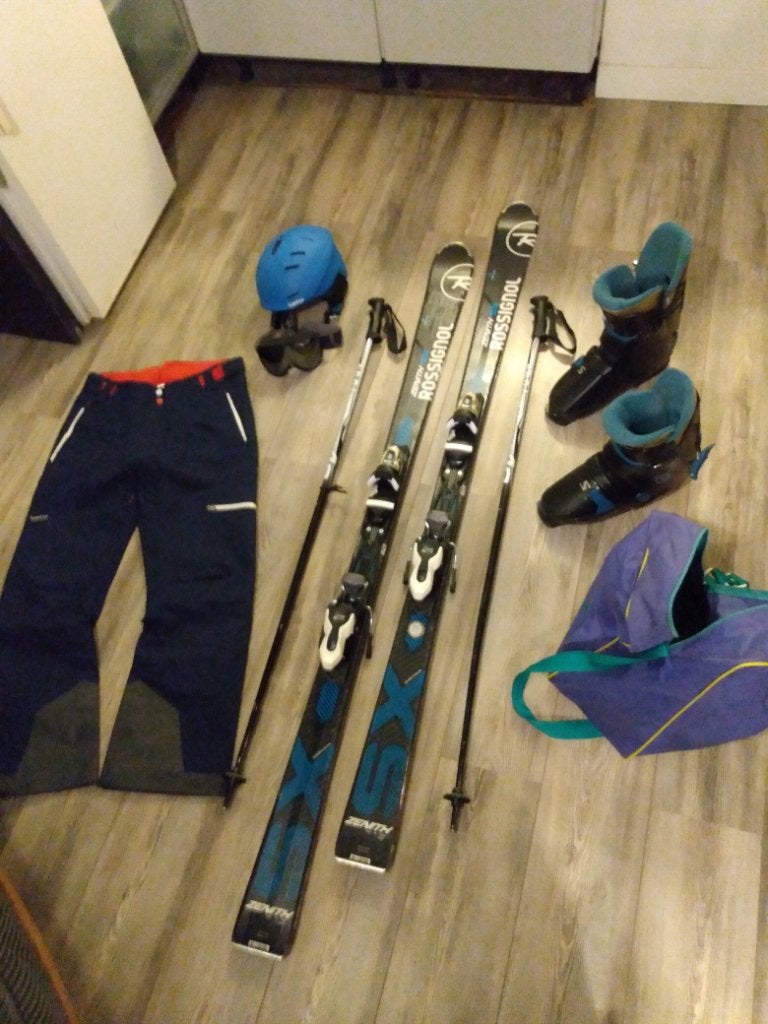 Complete ski set, Sport en Fitness, Ophalen, 160 tot 180 cm, Gebruikt, Rossignol