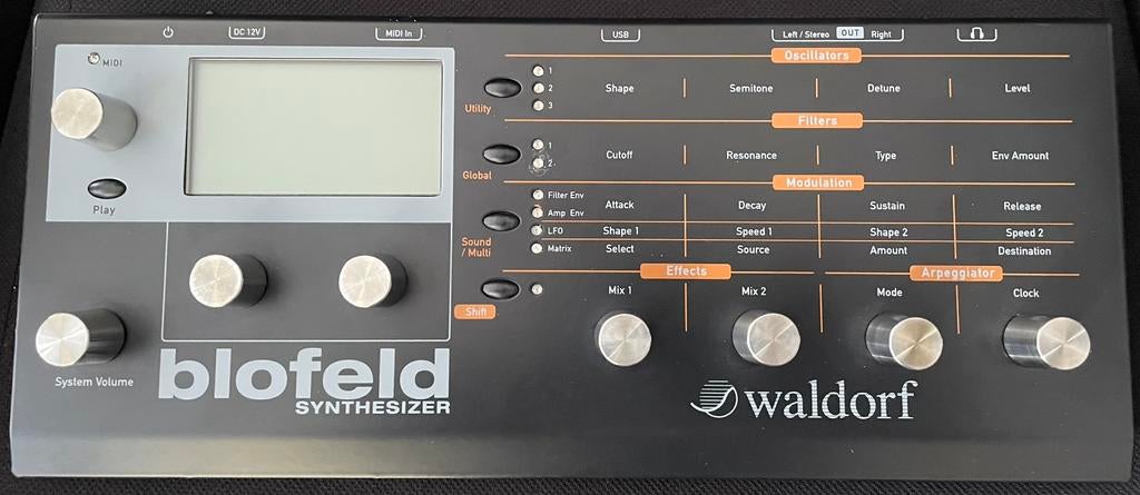 Waldorf Blofeld desktop, Muziek en Instrumenten, Synthesizers, Ophalen, Gebruikt