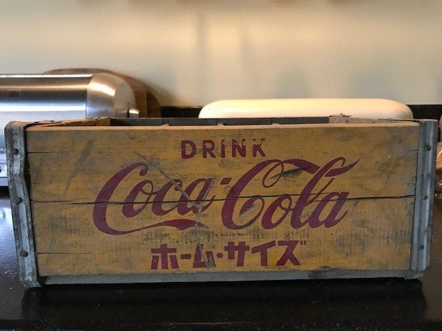 Coca Cola Krat Japan +-1960, Verzamelen, Ophalen of Verzenden