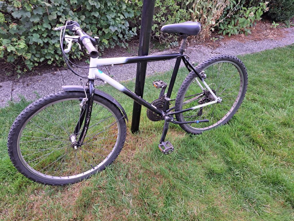 Vélo 26 pouces noir et blanc pour garçon, Enlèvement