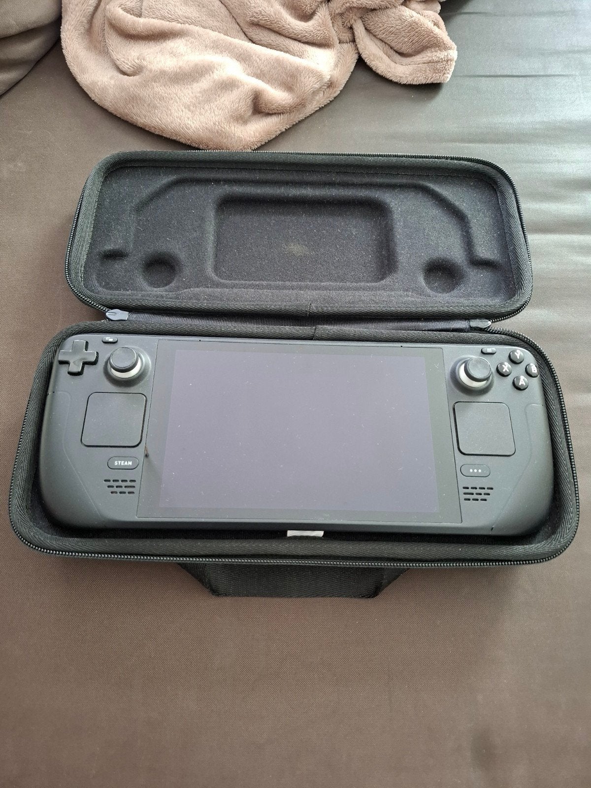 steam deck lcd 256 go + carte mémoire 500 go + pochette, Consoles de jeu & Jeux vidéo, Enlèvement, Valve