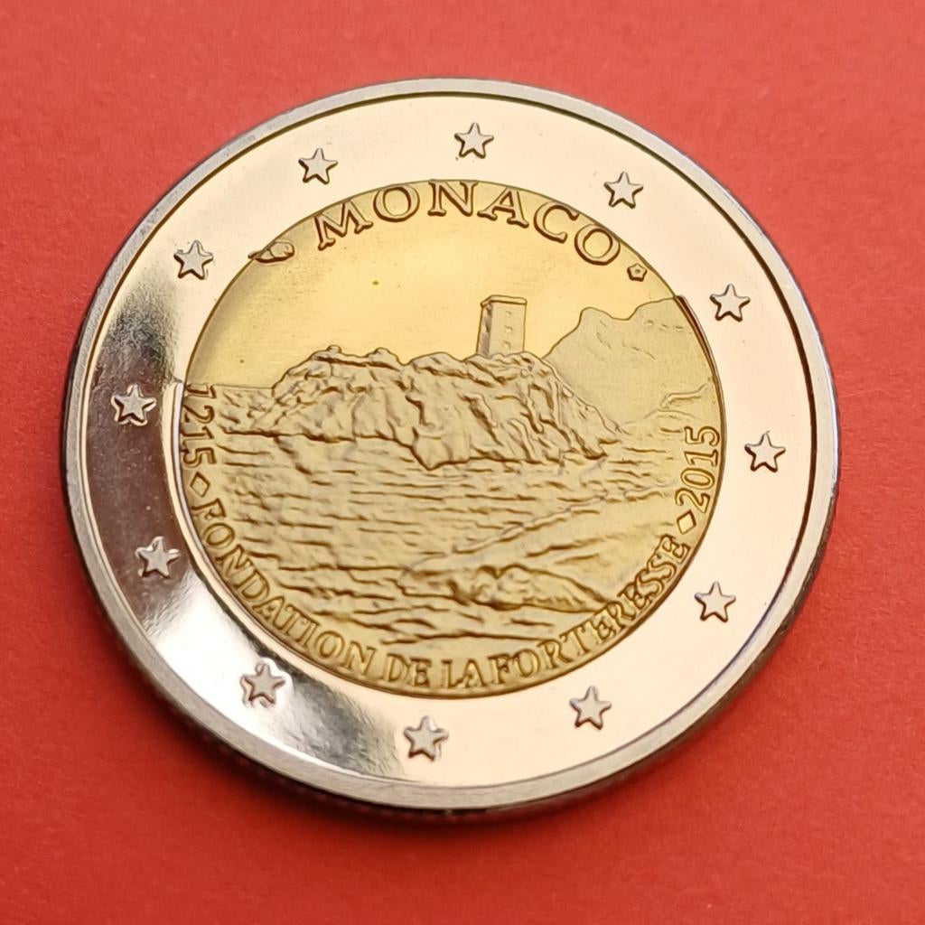 2 euro munt monaco 2015   - 2007 copy, Ophalen, Monaco, 2 euro