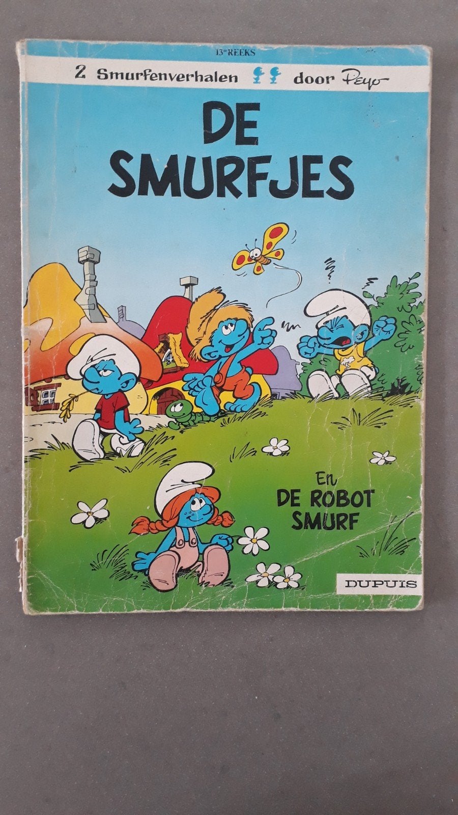 Stripboek  de smurfjes, Enlèvement, Bande dessinée