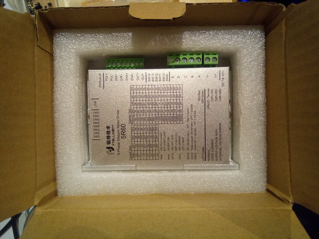 5 Phase Pentagon Stepper drivers 5R60 0.5-3.5A 48V, Enlèvement, Neuf