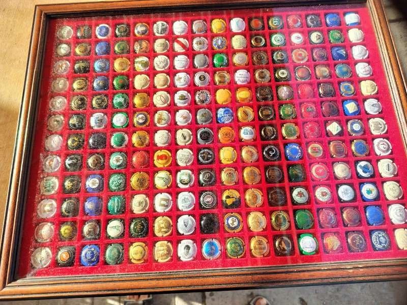 champagnecapsule kader voor 192 stuks, Collections, Enlèvement