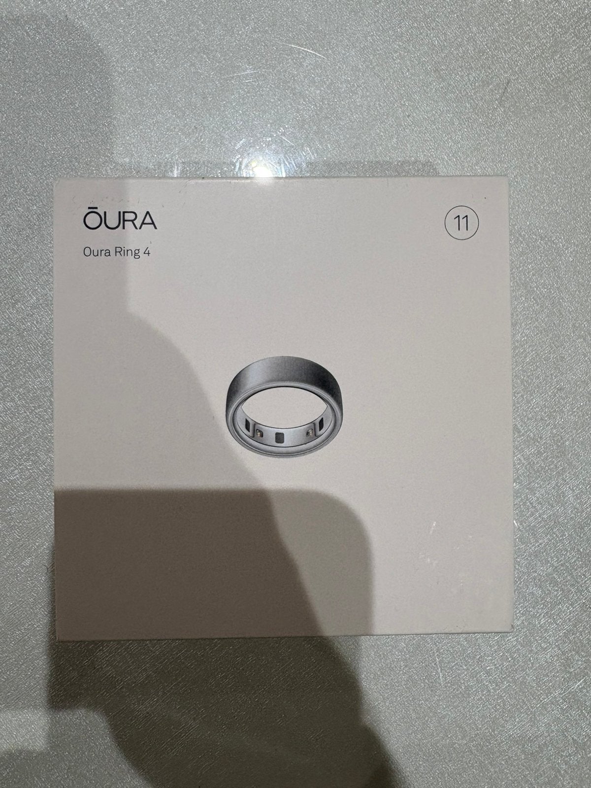 Nieuwe Oura Ring 4 Brushed Silver – Ongeopend, Ophalen of Verzenden, Nieuw, Zilver