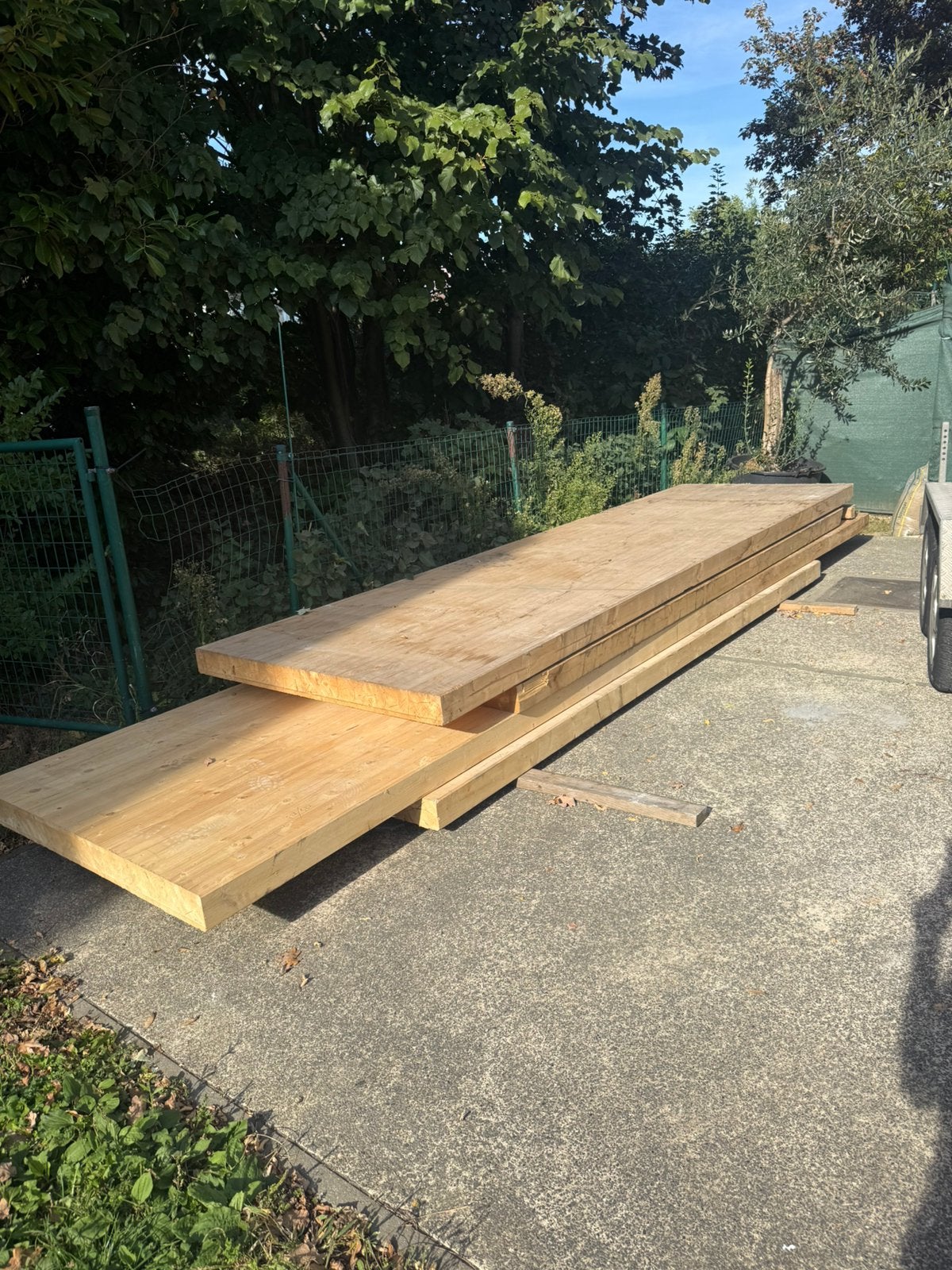lamelle collé, Enlèvement, Comme neuf, 250 cm ou plus, Planches