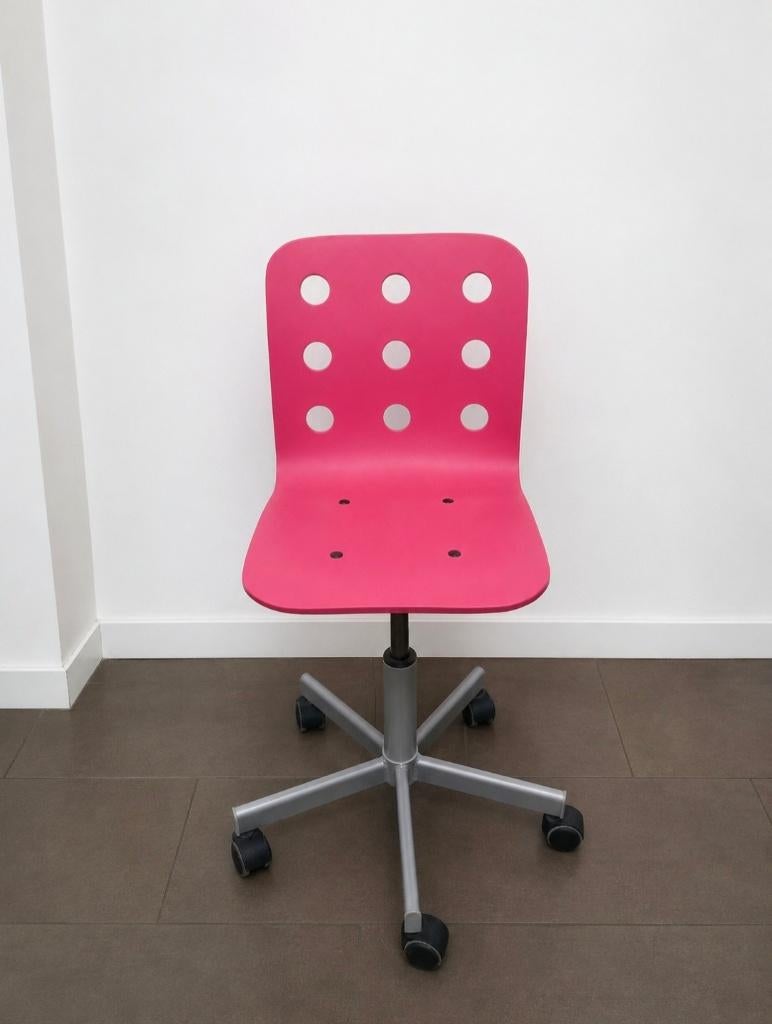 Bureaustoel ikea, Huis en Inrichting, Ophalen, Gebruikt, Roze, Bureaustoel