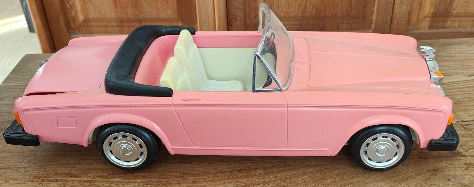 Prachtige grote vintage roze Barbie "Classic Convertible", Enlèvement, Voiture