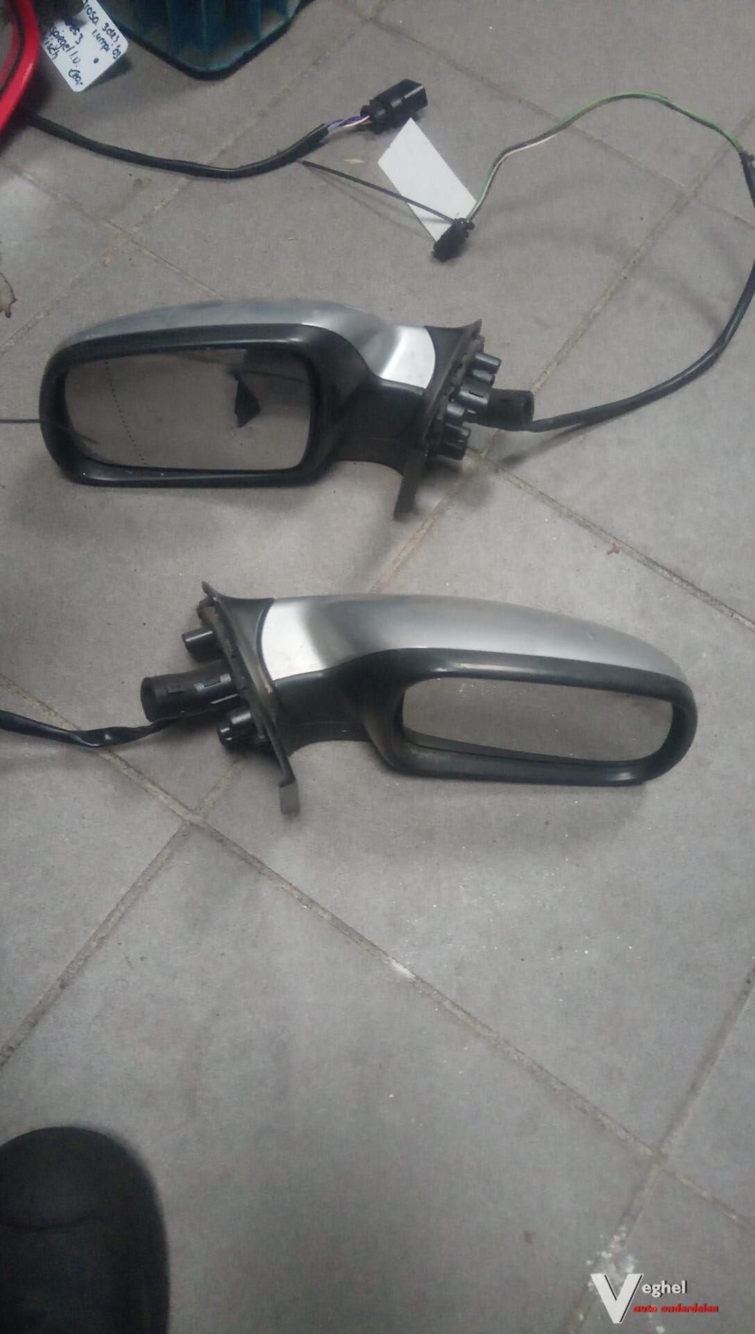 Peugeot 307 buiten spiegels elektrisch lv rv, Gebruikt, -, -, Ophalen of Verzenden