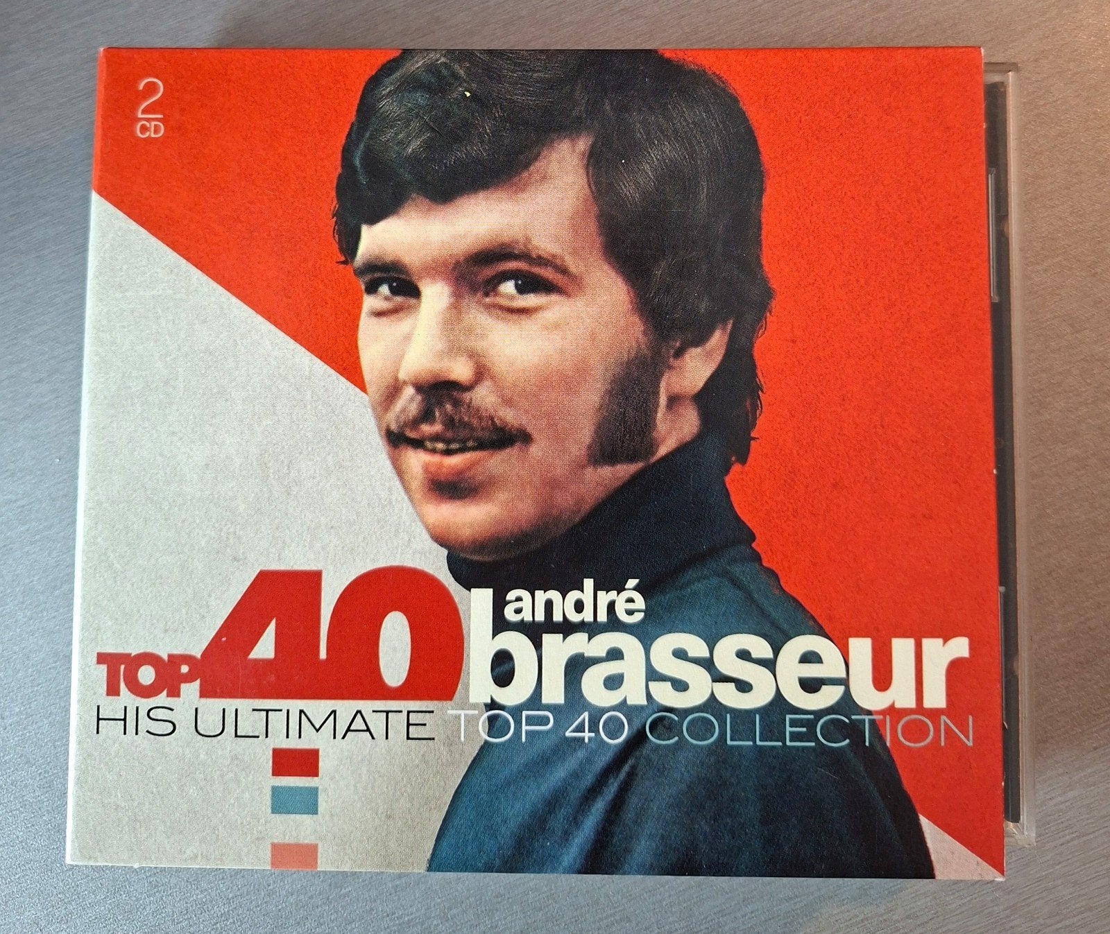 2 CD. André Brasseur. Top 40 ultime., CD & DVD, Enlèvement ou Envoi