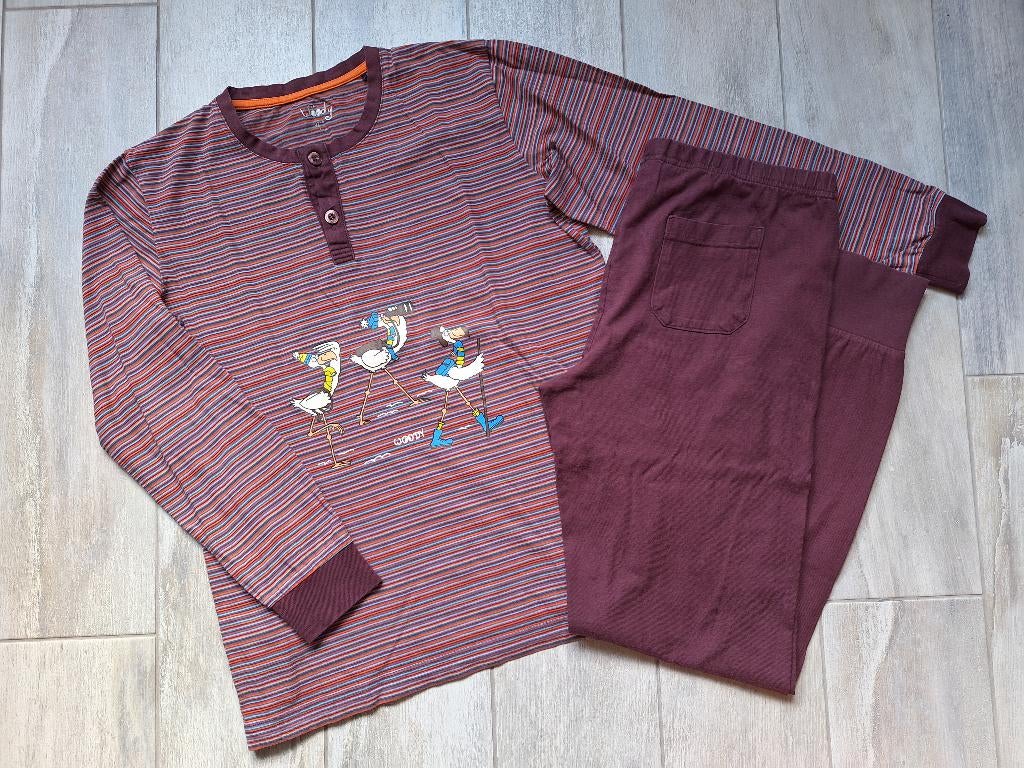★ M152 - Woody pyjama thema flamingo, Enfants & Bébés, Vêtements enfant | Taille 152, Utilisé, Garçon, Vêtements de nuit ou Sous-vêtements