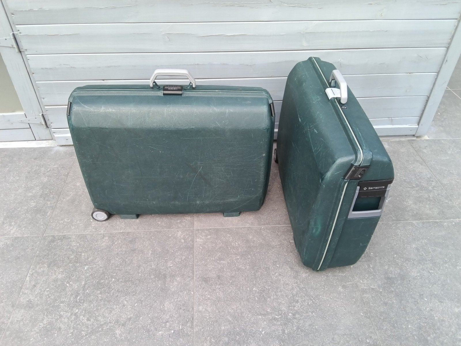 koffers samsonite, Ophalen, Gebruikt, Slot