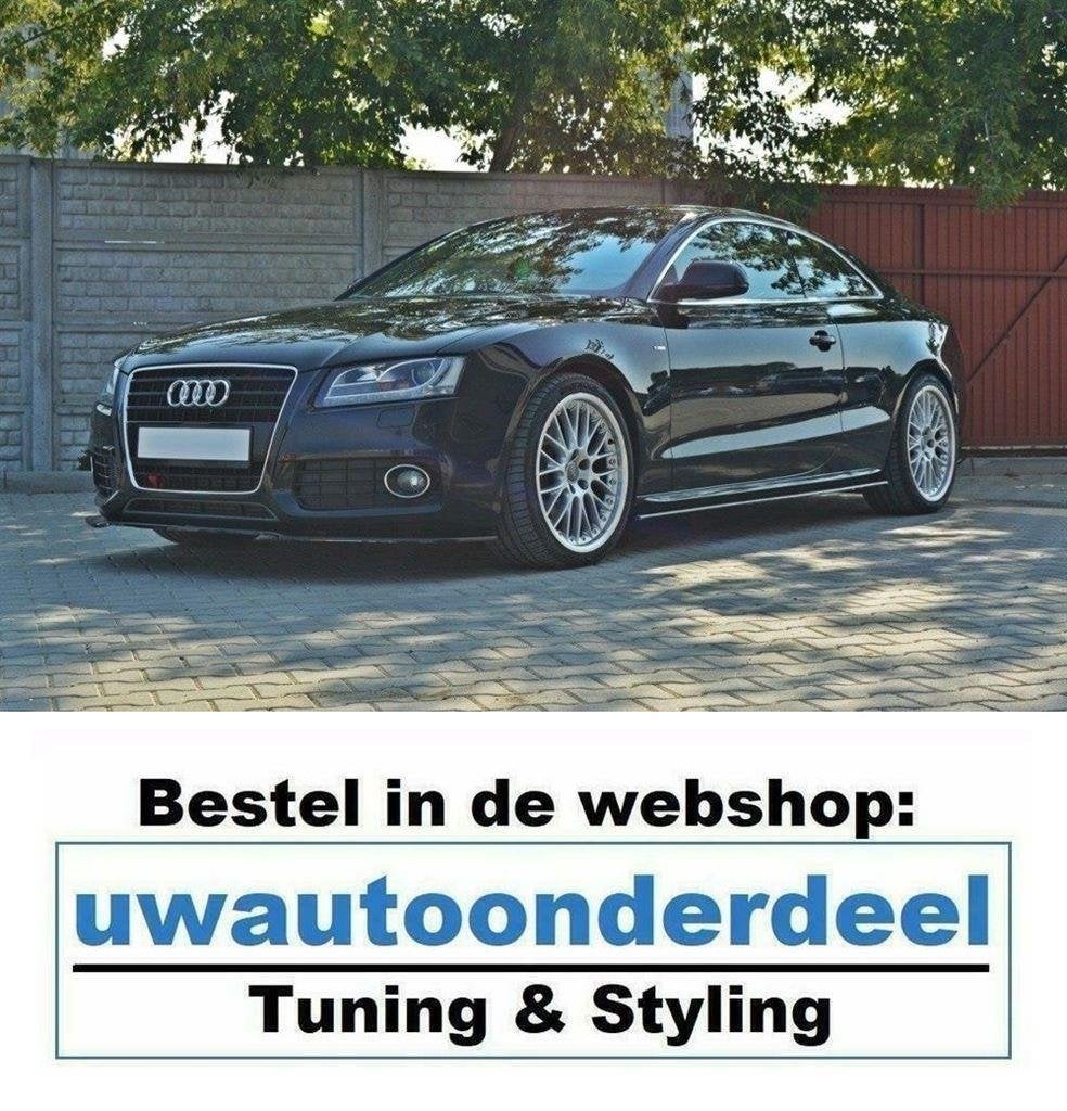 Maxton Spoiler Voorspoiler Lip Splitter Voor Audi A5 8T, Verzenden