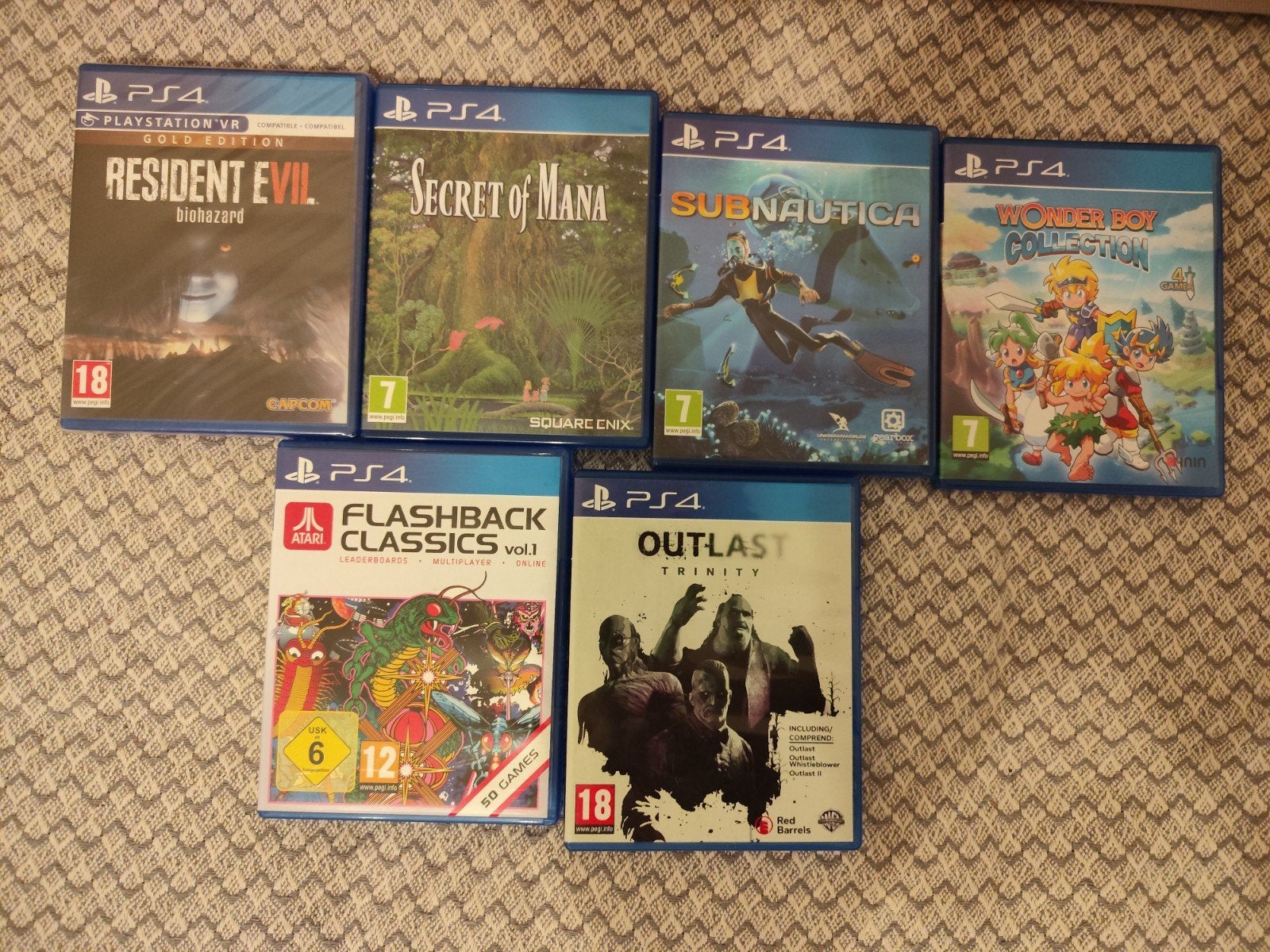6 jeux Playstation 4, Consoles de jeu & Jeux vidéo, Enlèvement ou Envoi