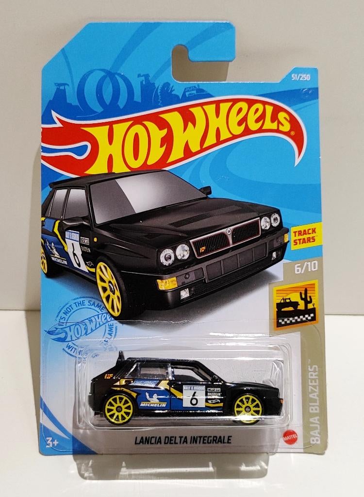 Hot Wheels Lancia Delta Integrale Rally Zwart (2020), Enlèvement ou Envoi