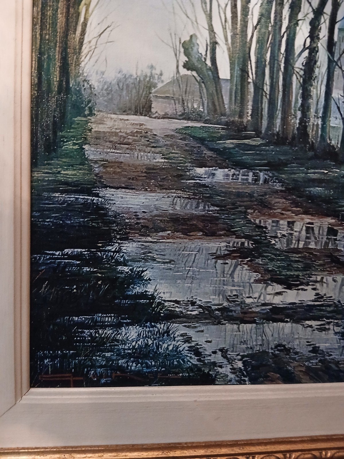 Olieverf schilderij, Ophalen