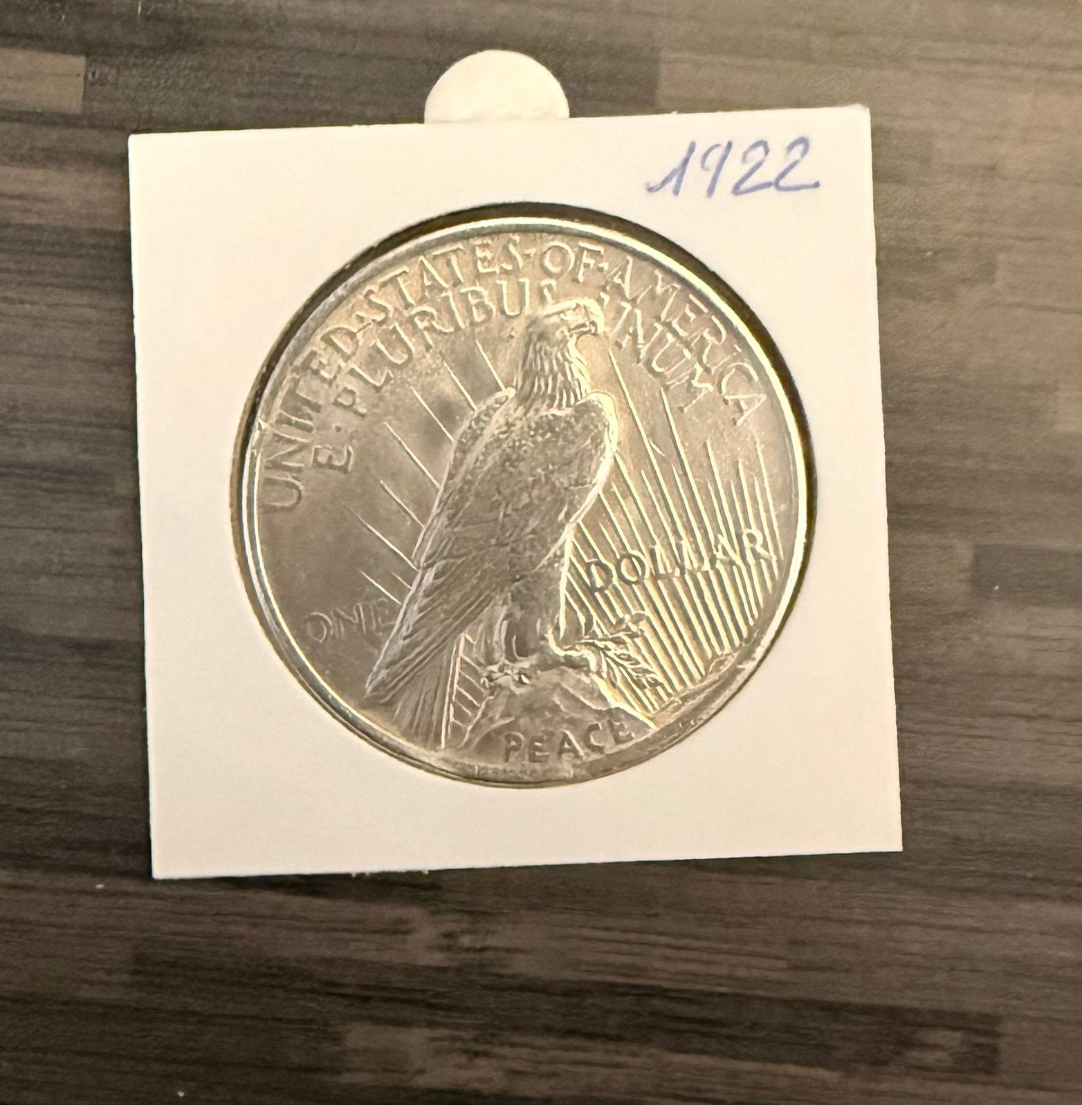 Peace dollar 1922, Postzegels en Munten, Verzenden, Noord-Amerika, Losse munt, Zilver