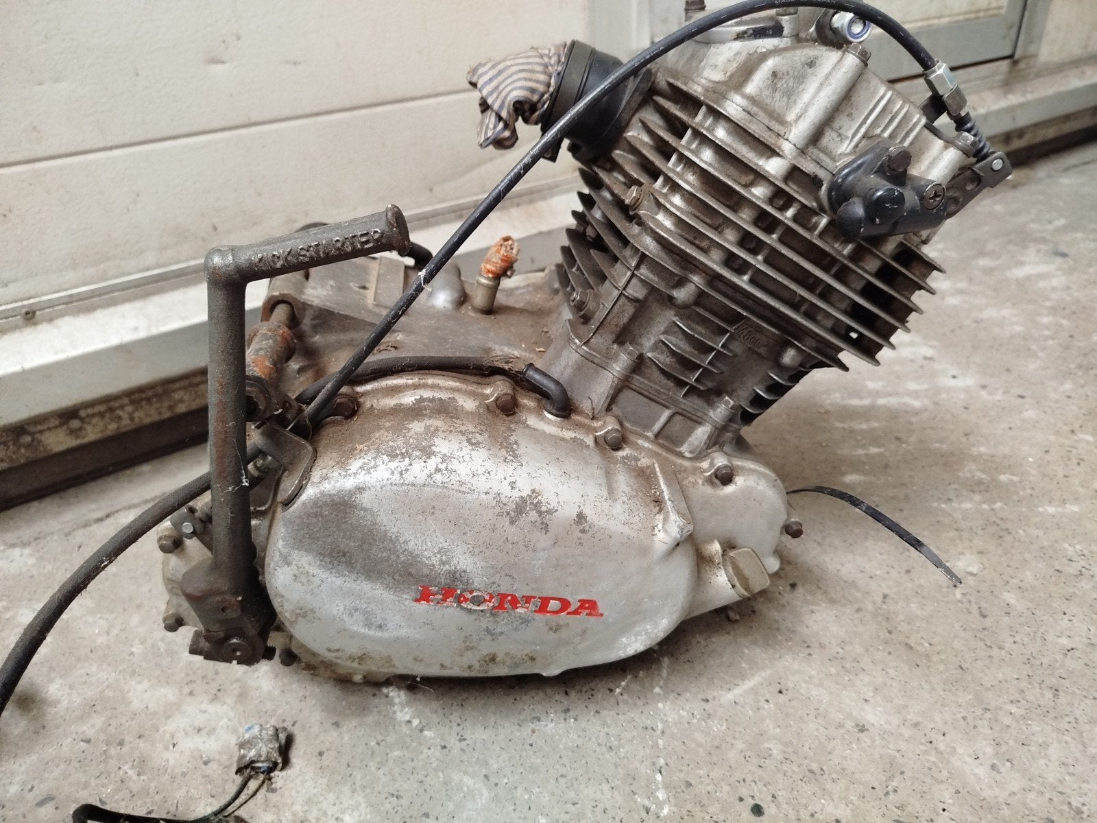 hold XL 250 motor, Ophalen, Frame