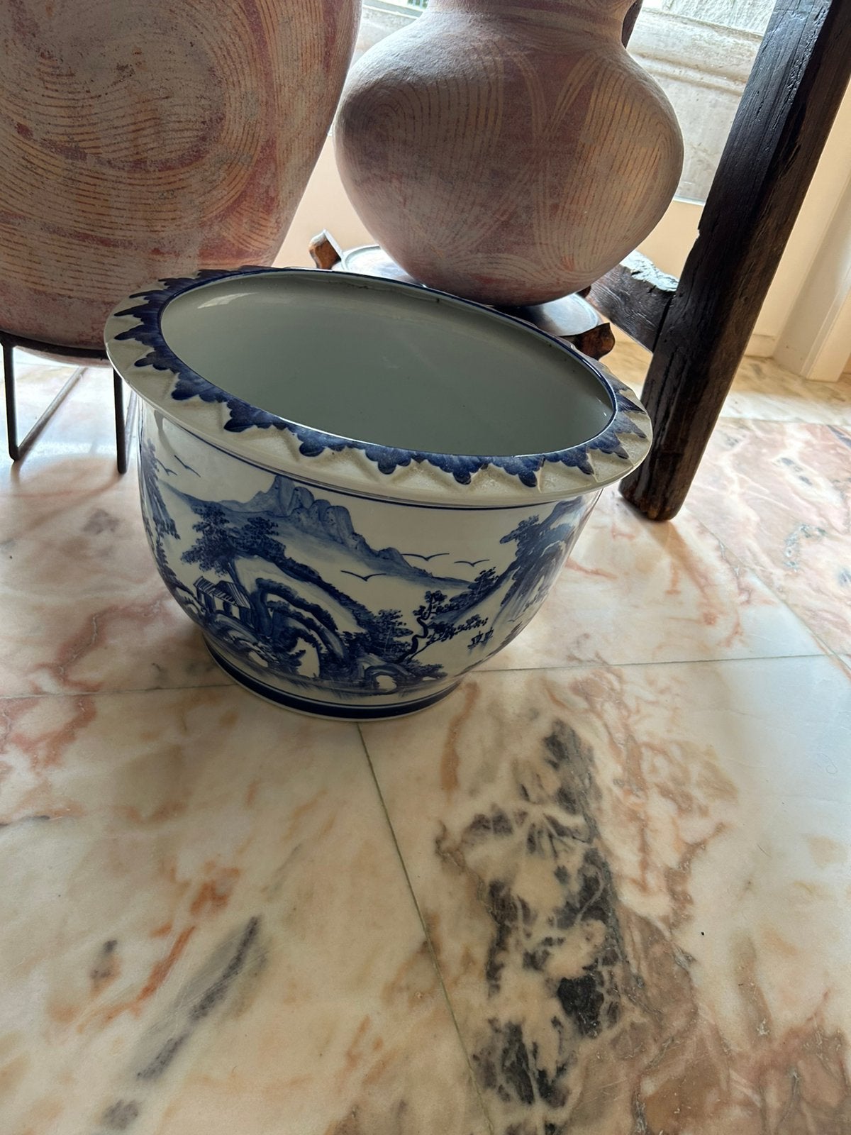 Bloempot/viskom china, Antiek en Kunst, Ophalen