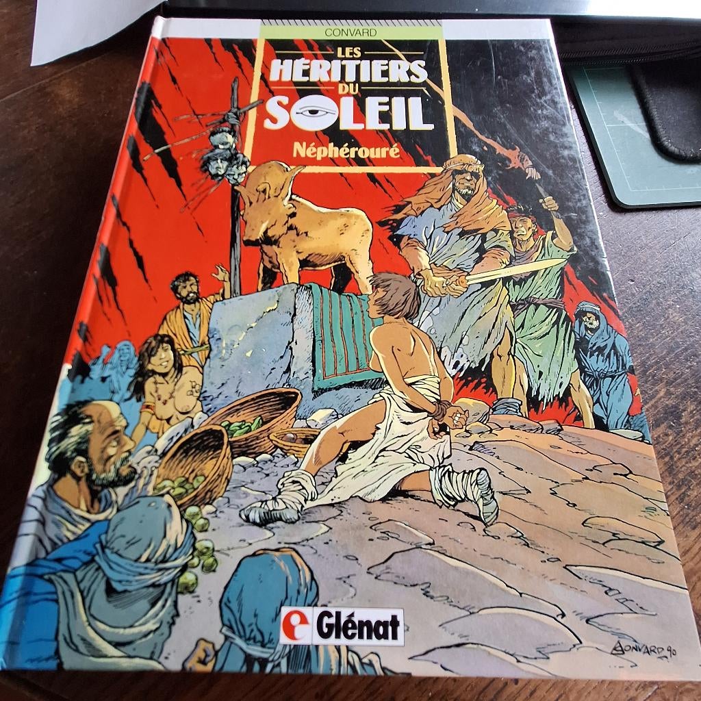 les héritiers du soleil t5 néphérouré convard glénat, Livres, CONVARD / GINE, Une BD, Comme neuf, Envoi