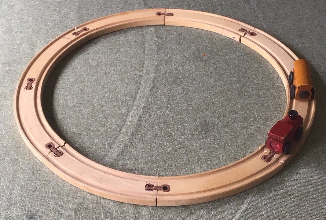 Houten speelgoed, Enlèvement, Utilisé