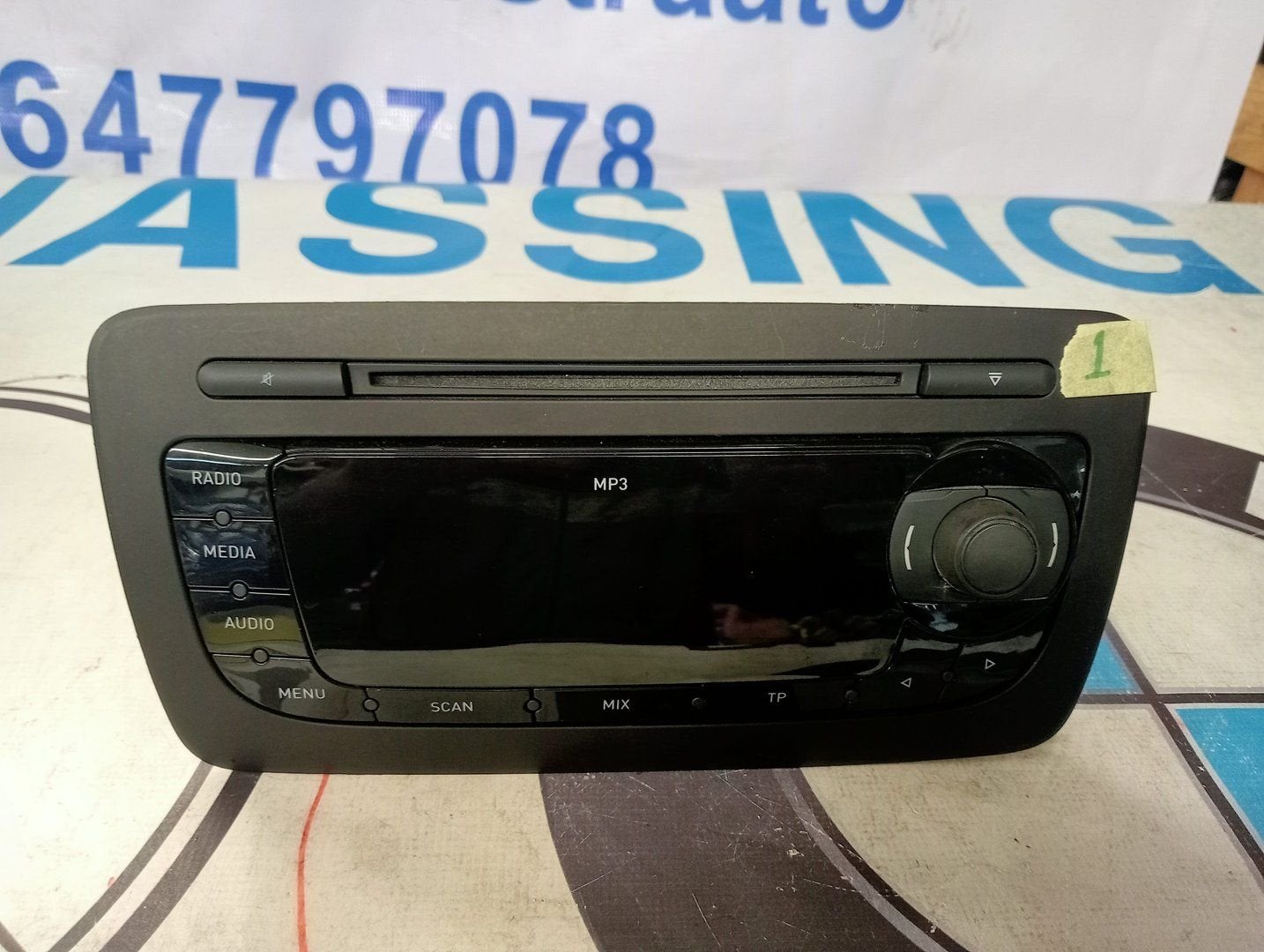 seat ibiza auto radio W06J1035153G, Auto diversen, Autoradio's, Gebruikt, Ophalen of Verzenden