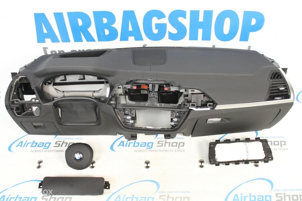 Airbag kit Tableau de bord M blanc couture BMW X3 G01, Enlèvement ou Envoi, Utilisé