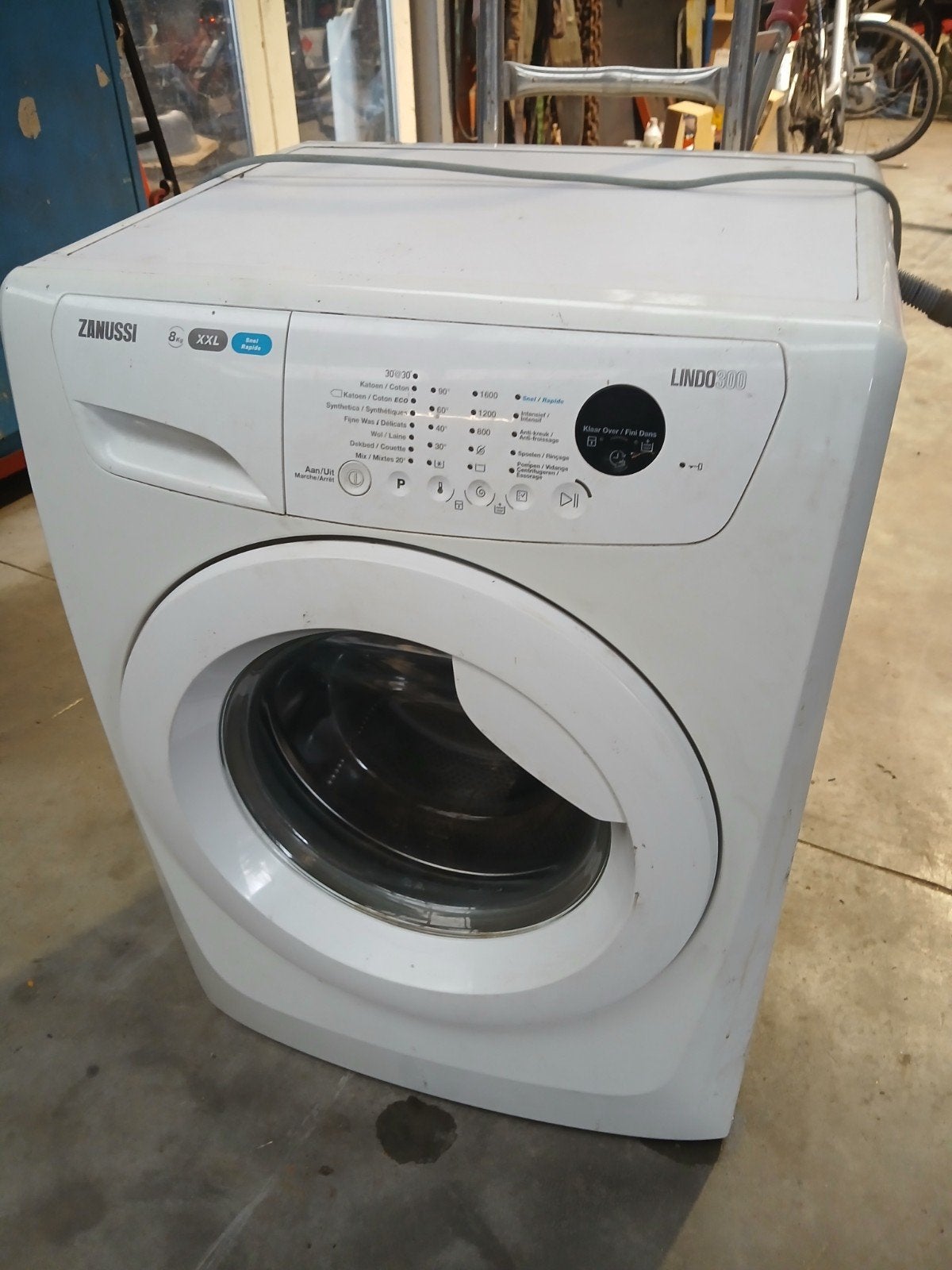 wasmachine Zanussi, Ophalen