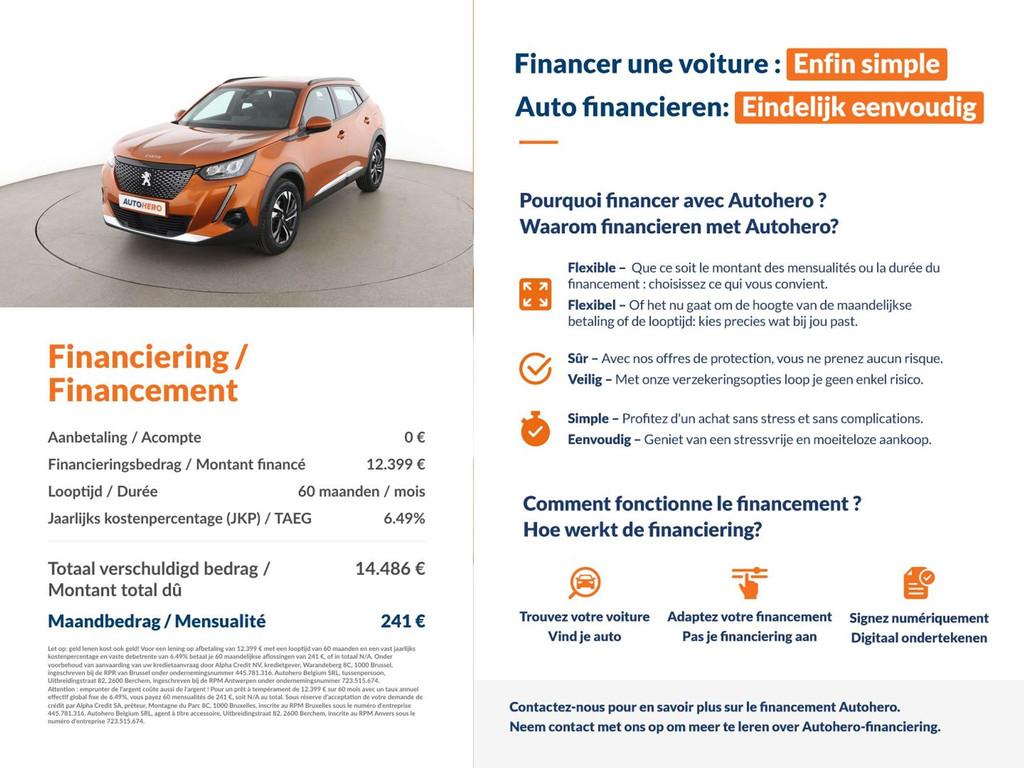 Peugeot 2008 1.5 Blue-HDi Allure, Autos, 75 kW, Achat, 1280 kg, Euro 6