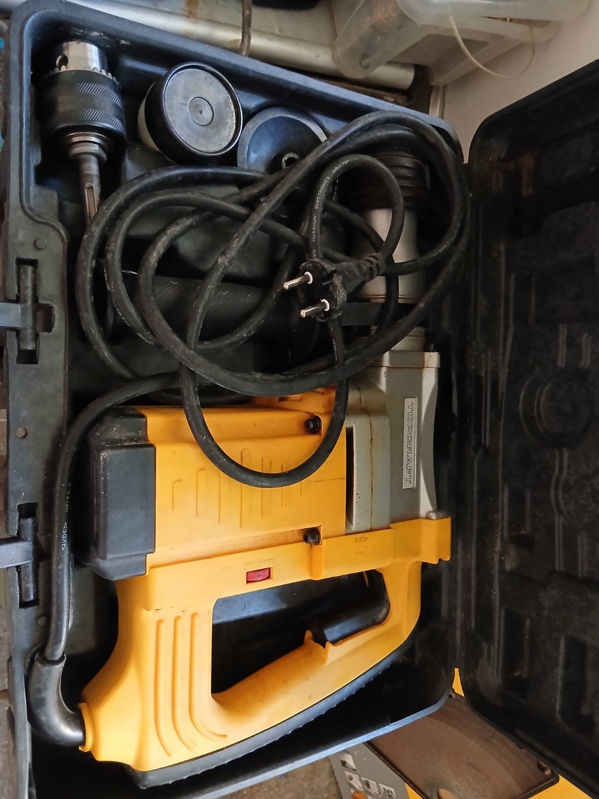 Boorhamer 1500 W prima staat met bijtels, 600 watts ou plus, Enlèvement, Utilisé, Mécanisme de percussion
