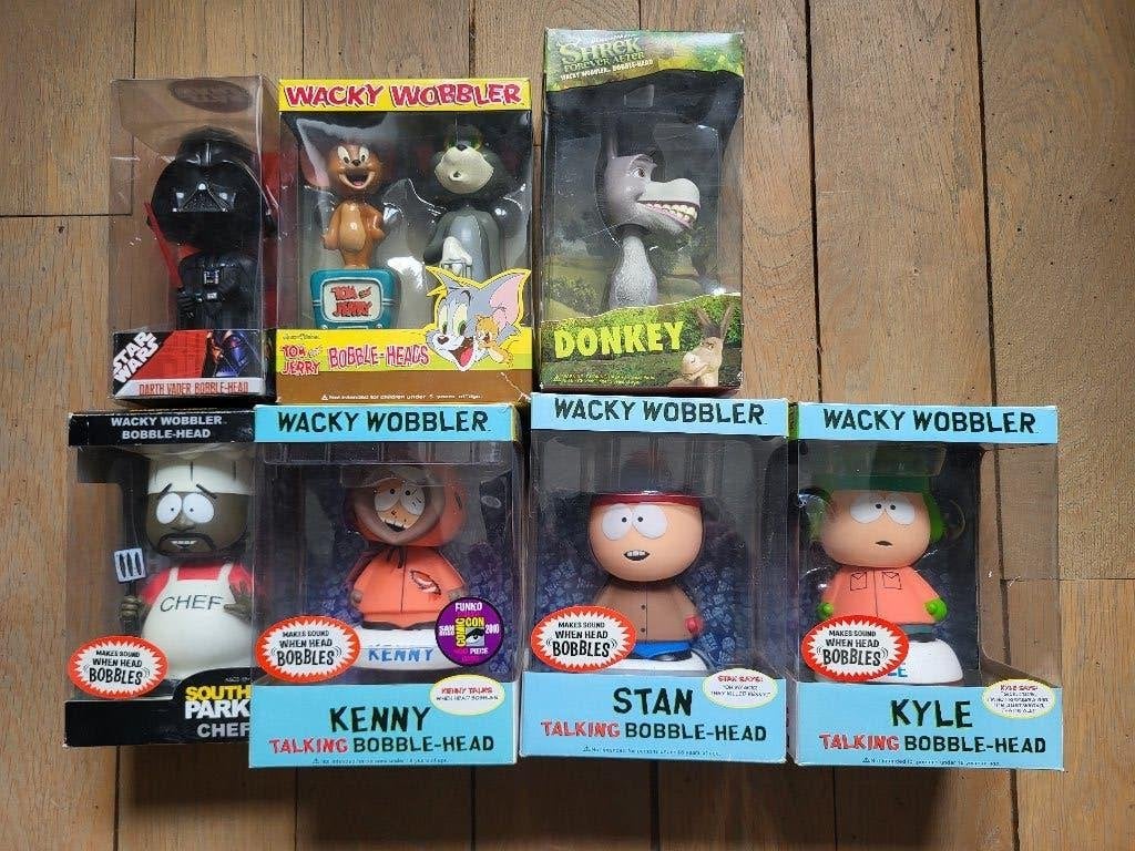 Lot wacky wobbler / bobble head, Verzamelen, Ophalen, Gebruikt