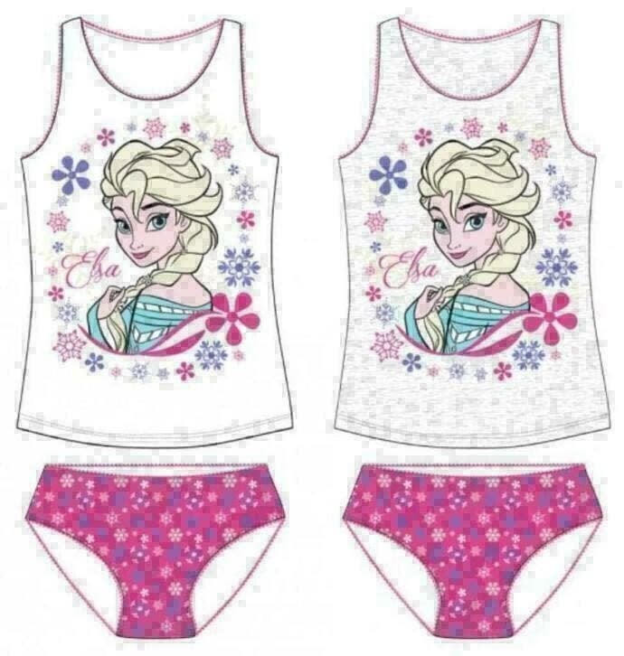 Disney Frozen Ondergoed (2 sets) Elsa -  Maat 128/134, Kinderen en Baby's, Kinderkleding | Maat 128, Nacht- of Onderkleding, Disney Frozen