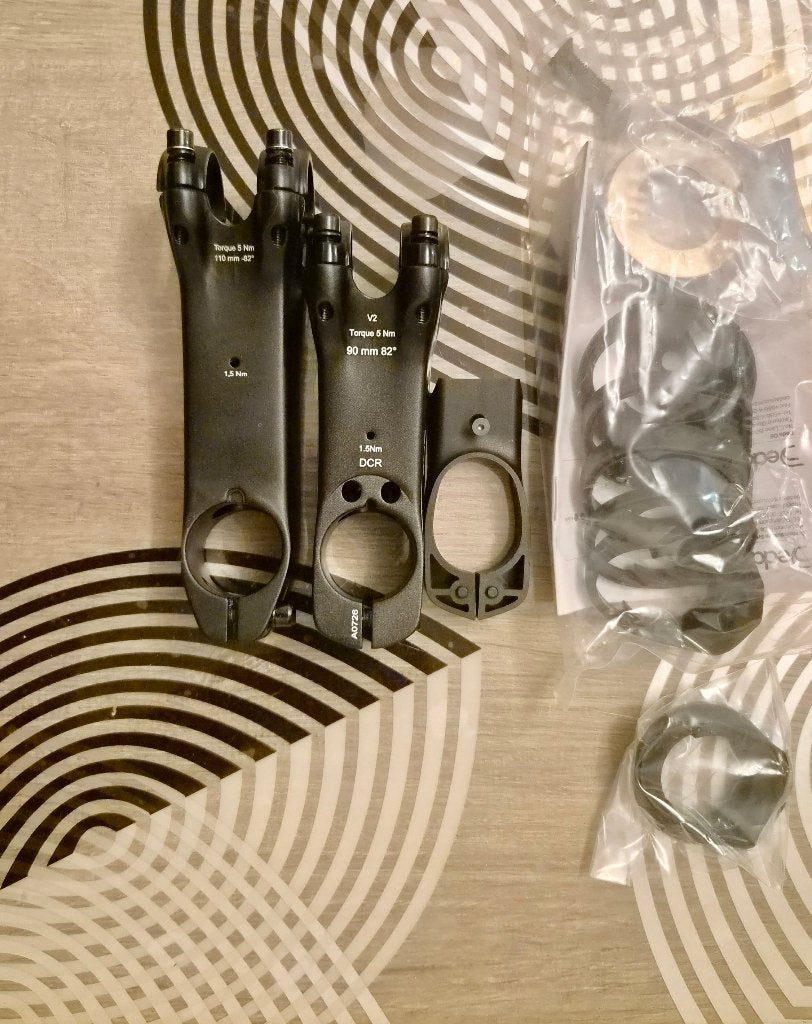 Potence pour Van Rysel RCR deda superbox 90 et 110mm, Ophalen, Zo goed als nieuw, Overige typen, Aluminium