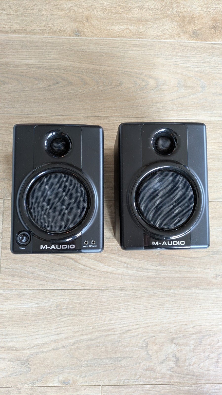 M-audio AV40 speakers, Ophalen, Gebruikt, Speakerset, AUX-ingang