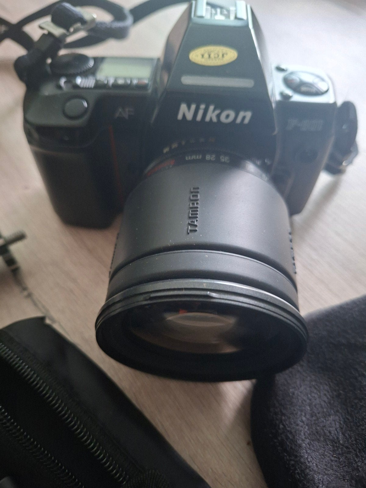 Nikon F-801 spiegelreflexcamera. Tarmon 28-200 AF macro..., Ophalen of Verzenden, Spiegelreflex, Nikon