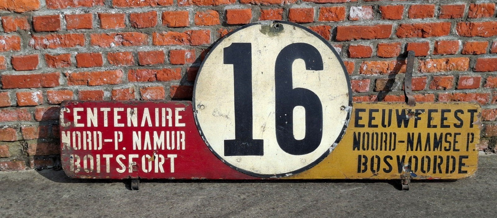 Plaque de tram  Bruxelleois, Collections, Enlèvement