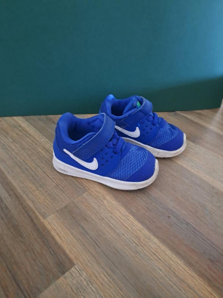Baby schoen Nike blauw maat 19.5, Kinderen en Baby's, Ophalen
