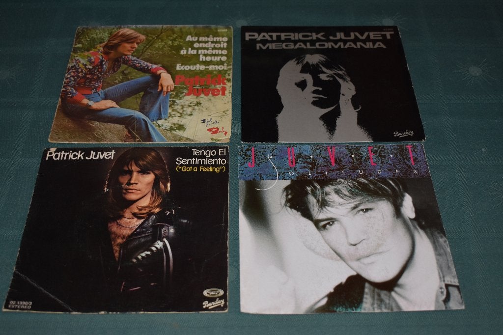 45t vinyls van de zwitserse zanger Patrick JUVET, CD & DVD, Enlèvement ou Envoi, 7 inch, Comme neuf, Autres genres