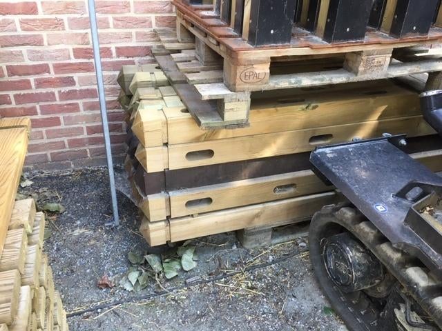 Houten palen voor weideomheining, Dieren en Toebehoren, Weidegang