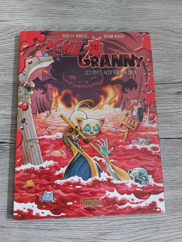 BD Kill the granny, Boeken, Ophalen
