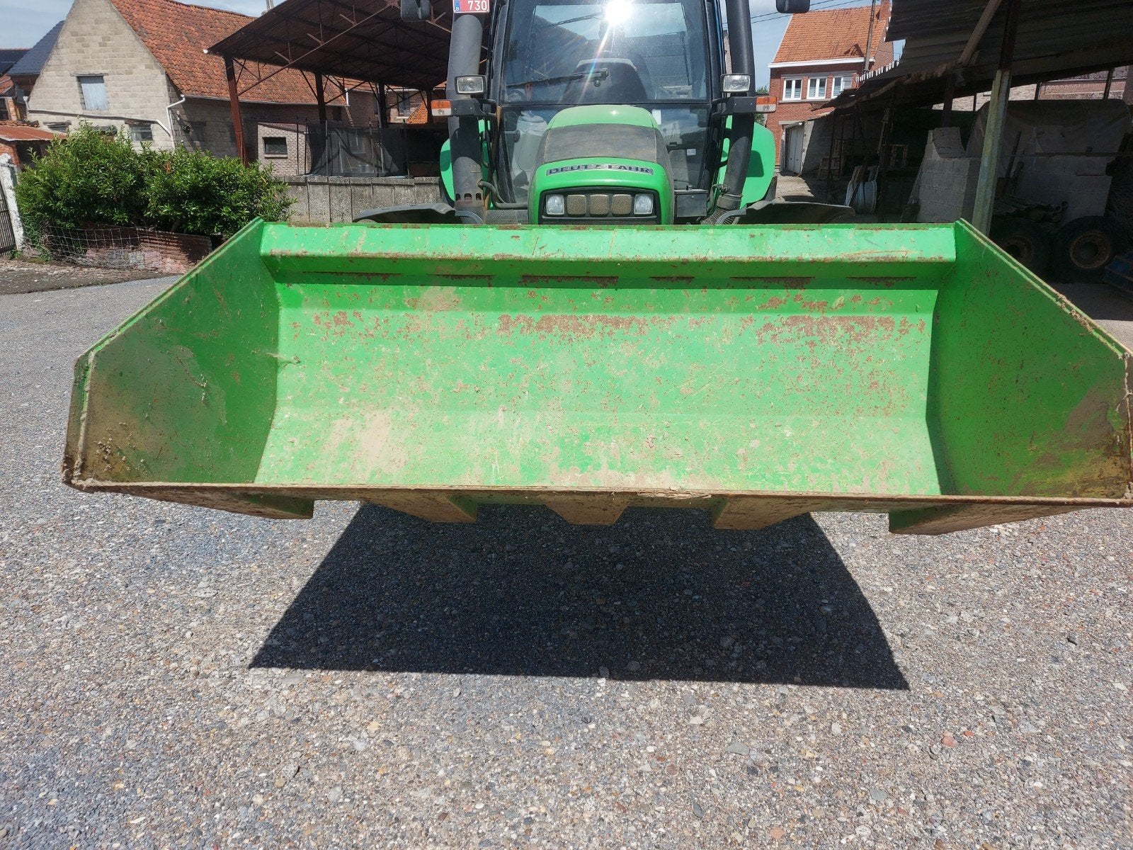 schepbak voor tractor, Enlèvement, Labour