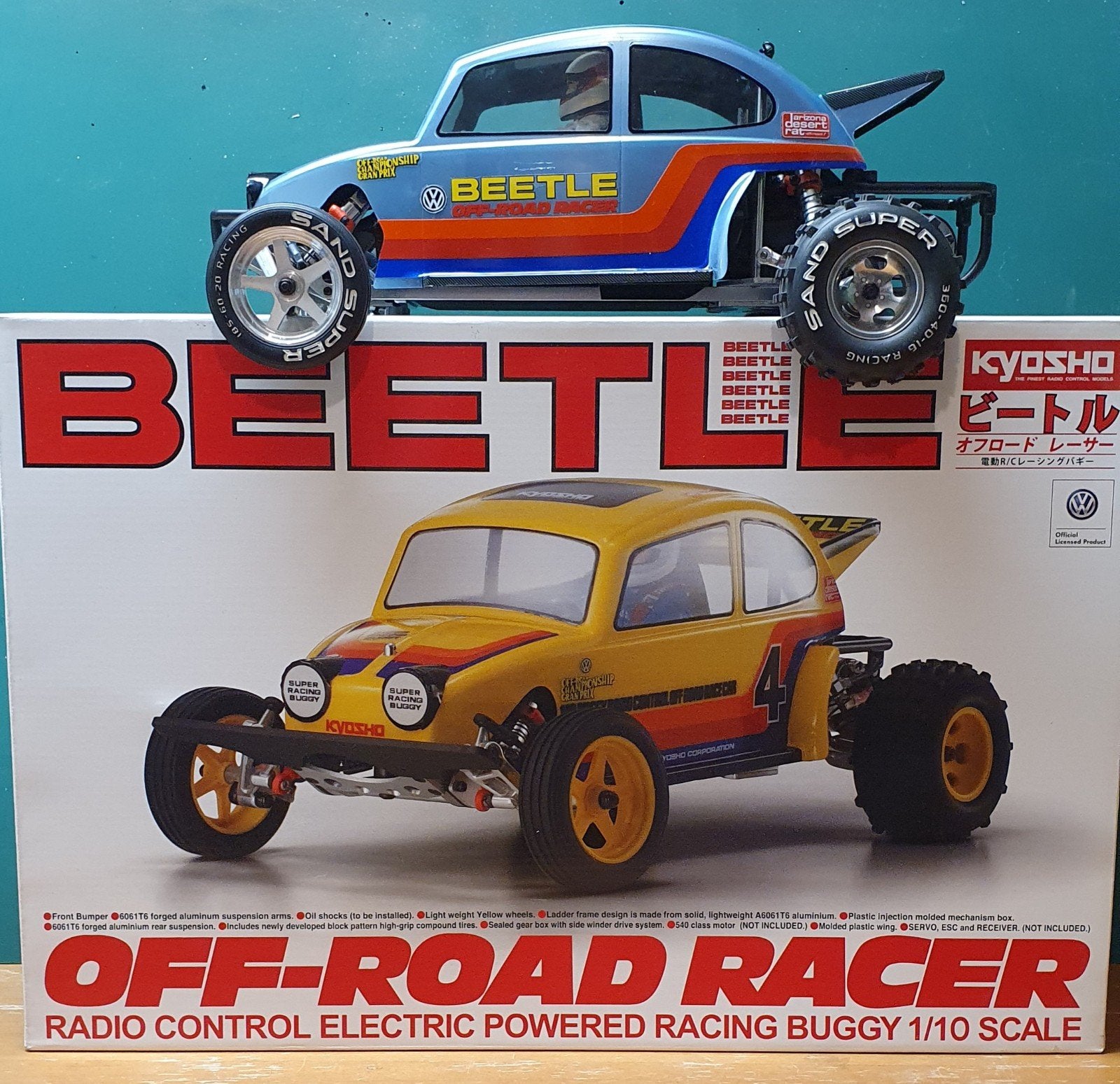Kyosho Beetle Off-Road Racer, Hobby en Vrije tijd, Modelbouw | Radiografisch | Auto's, Elektro, Verzenden, Auto offroad, Nieuw
