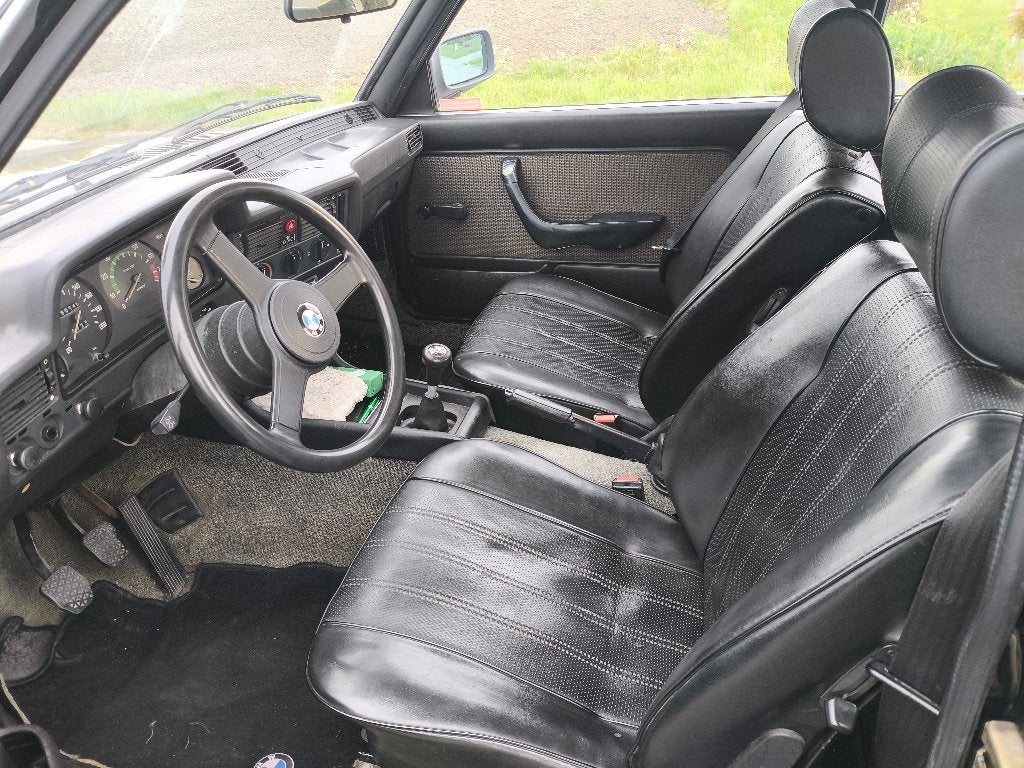 Bmw e21 323i, Autos, BMW, Cuir, Achat, Boîte manuelle, Noir