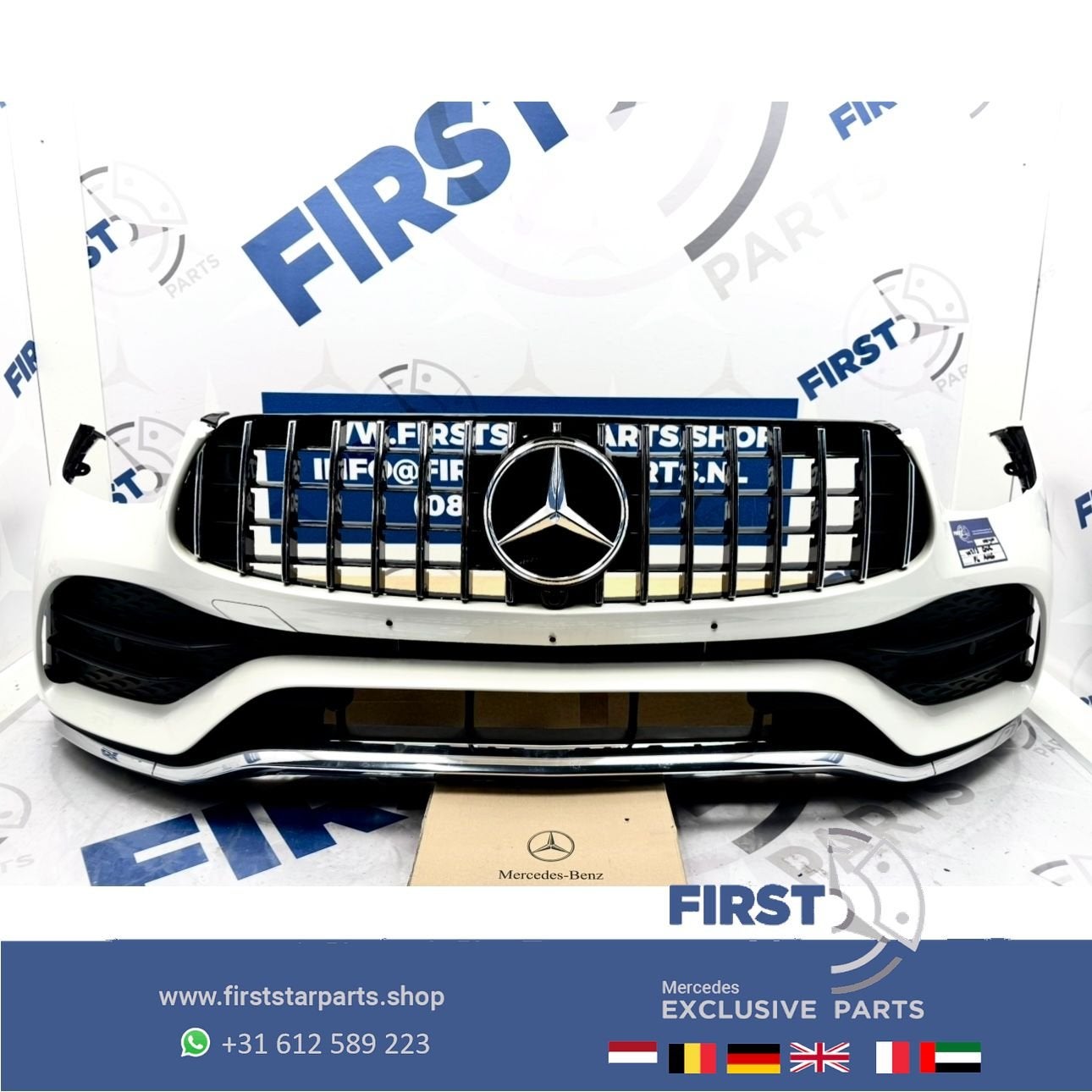 X253 C253 GLC BUMPER GLC43 AMG A2538855904 FACELIFT VOORBUMP, Utilisé, -, Avant, -