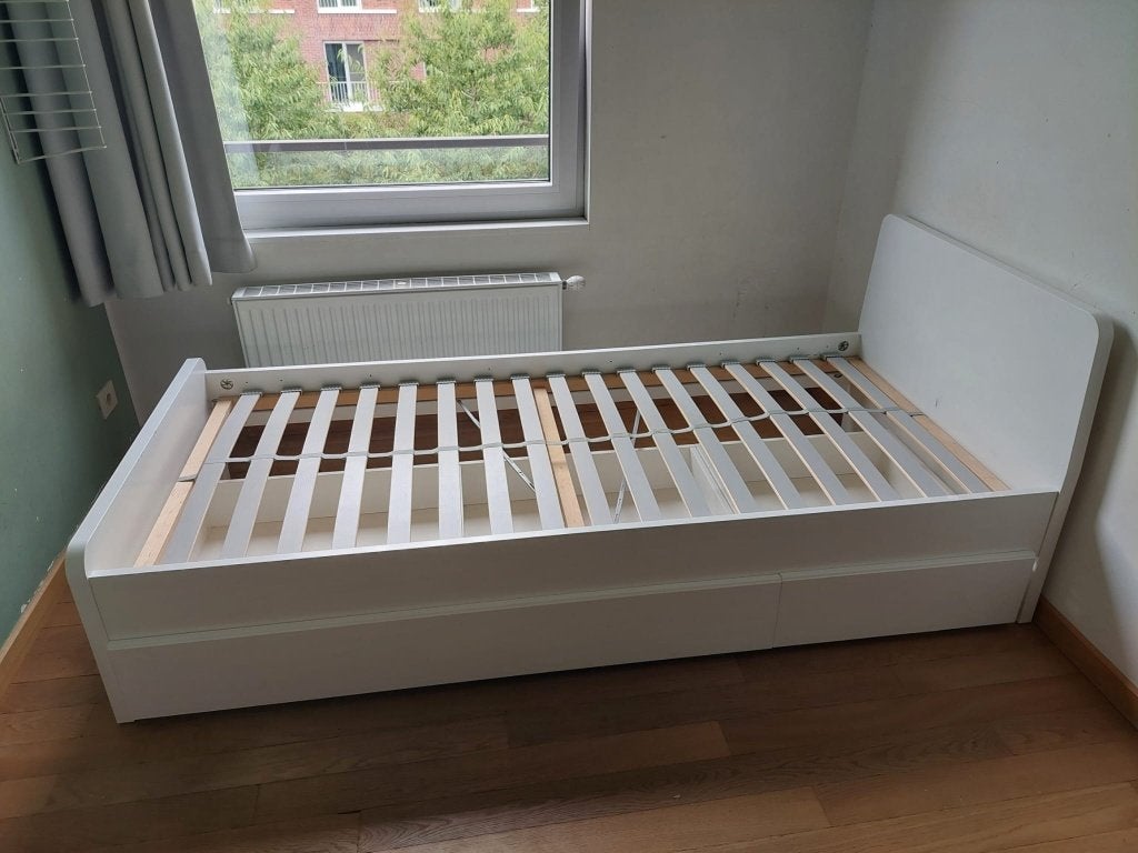 IKEA: 1 persoonsbed, Kinderen en Baby's, Ophalen, Gebruikt